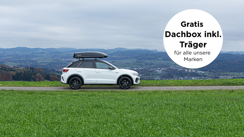 Gratis Dachbox inkl. Träger beim Kauf eines Lager-Neuwagen (PW)